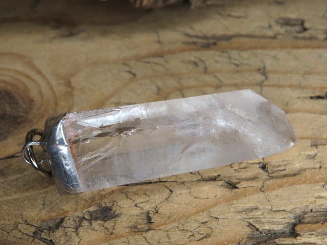kryształ górski * wisior amulet ochronny