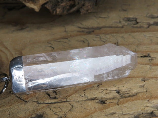 kryształ górski * wisior amulet ochronny