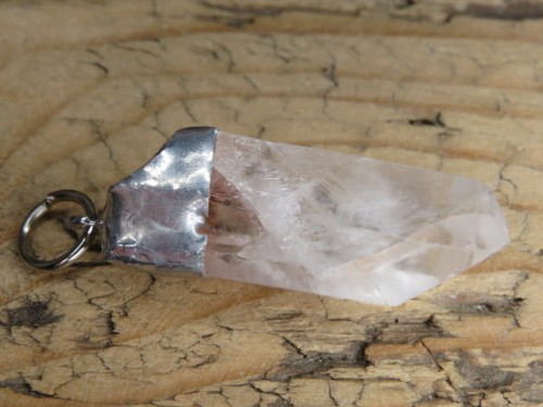 kryształ górski * wisior amulet ochronny