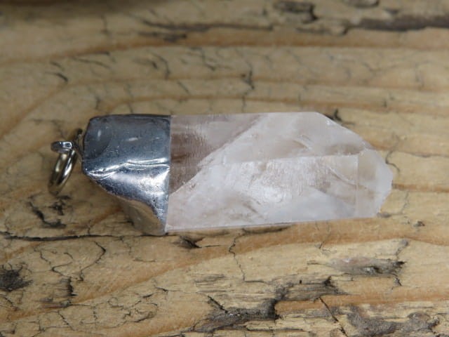 kryształ górski * wisior amulet ochronny