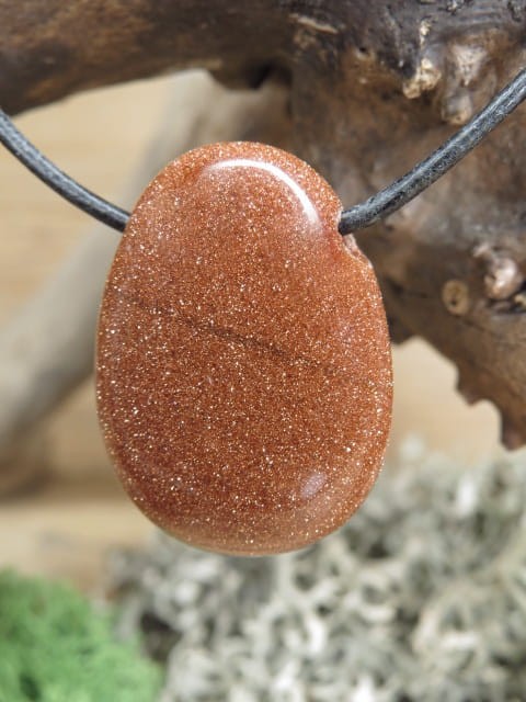 piasek pustyni * amulet na rzemieniu