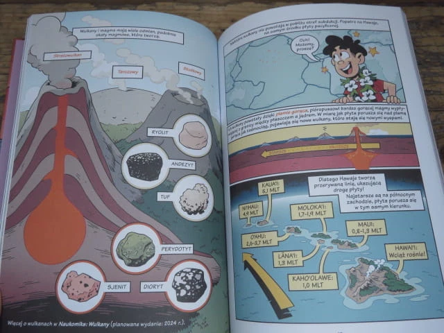 Skały i minerały – od jaskiń do kosmosu. Naukomiks