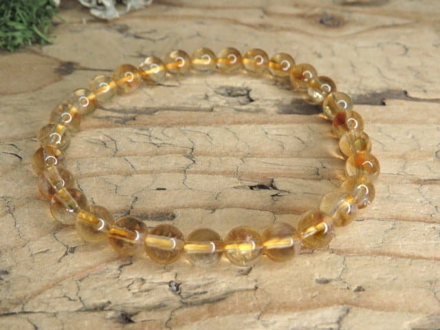 cytryn * bransoletka 6mm