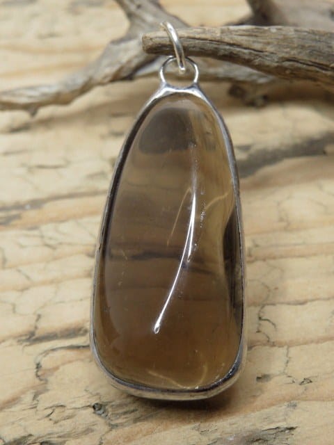 kwarc dymny wisiorek