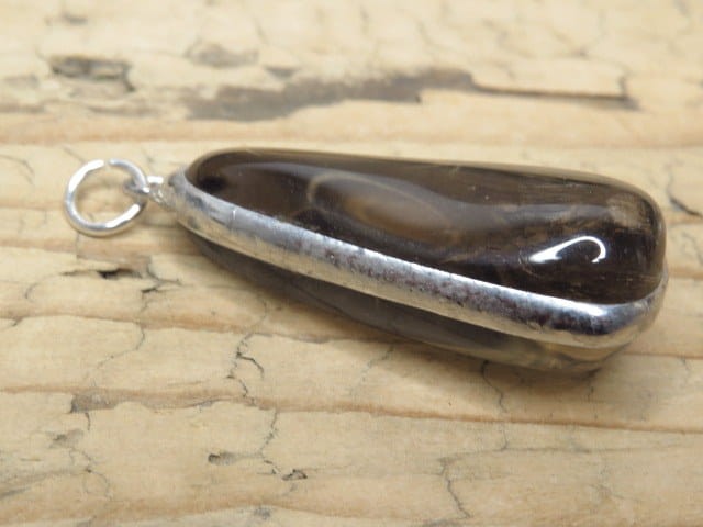 kwarc dymny wisiorek