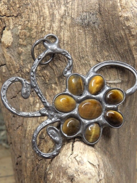 tygrysie oko * wisior artystyczny