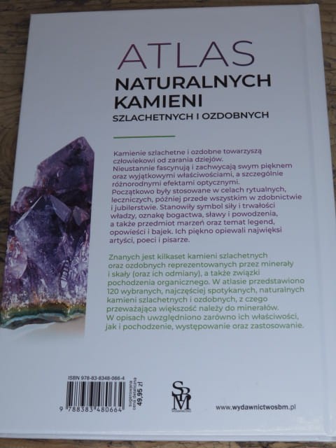 Atlas naturalnych kamieni szlachetnych i ozdobnych