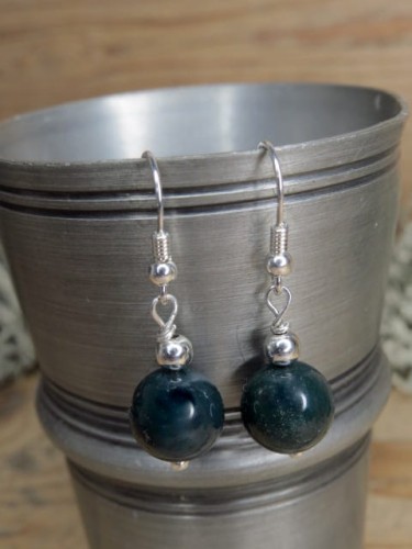 heliotrop * kolczyki