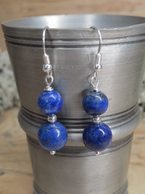 lapis lazuli * kolczyki