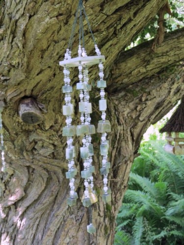 dzwonek wietrzny z jadeitu