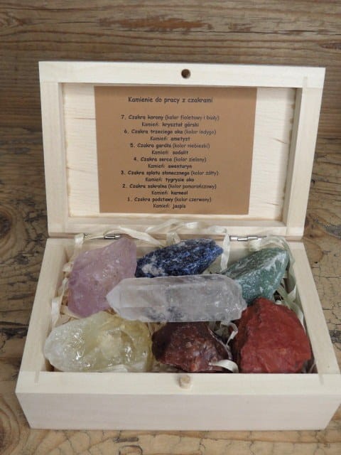 Zestaw kamieni do medytacji - Harmonia 7 Czakr