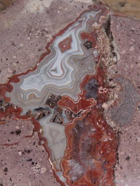 agat z Nowego Kościoła Polska - poler