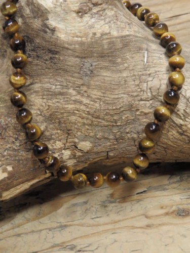 tygrysie oko * naszyjnik * korale