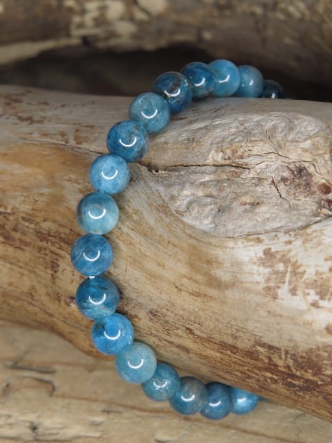 apatyt niebieski * bransoletka 6mm