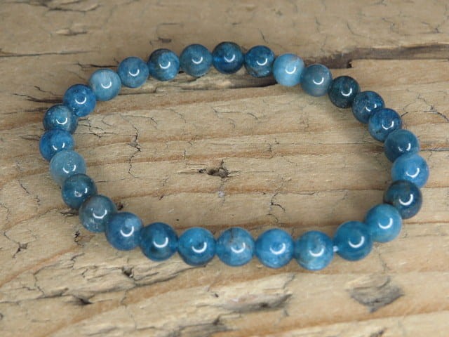 apatyt niebieski * bransoletka 6mm