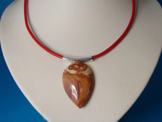  jaspis polichromia * naszyjnik