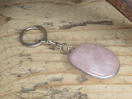 kwarc różowy * brelok