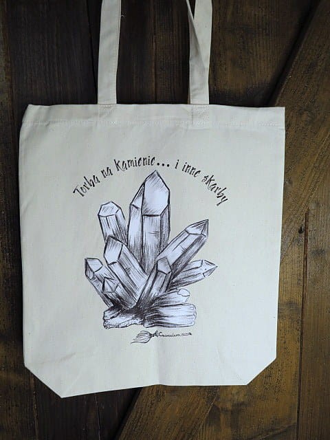 Torba bawełniana z kryształami - Torba na kamienie... i inne skarby