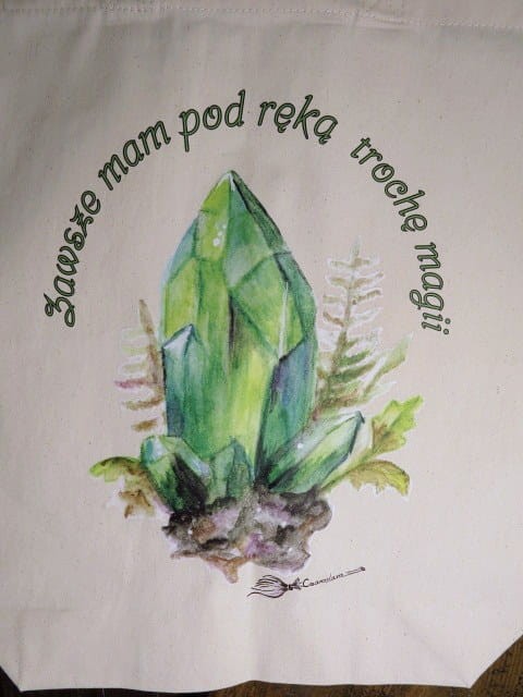 Torba bawełniana z kryształami - Zawsze mam pod ręką trochę magii