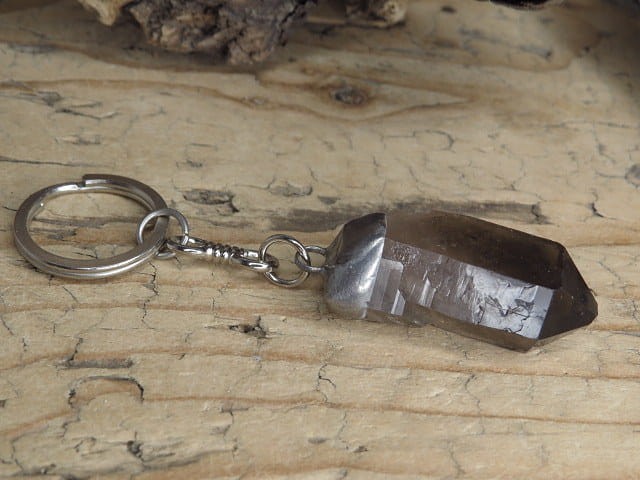 kwarc dymny * brelok - ochrona i spokój