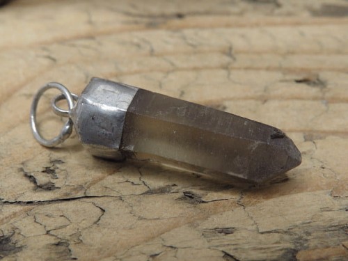 kwarc dymny * wisior amulet