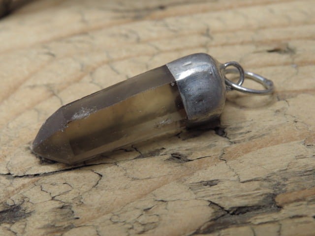 kwarc dymny * wisior amulet