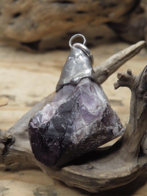 ametyst surowy * wisior