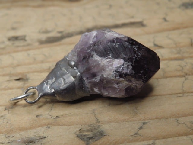 ametyst surowy * wisior