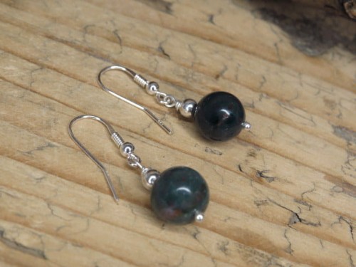 heliotrop * kolczyki