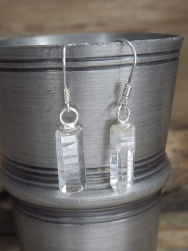 kryształ górski Polska Jegłowa * kolczyki