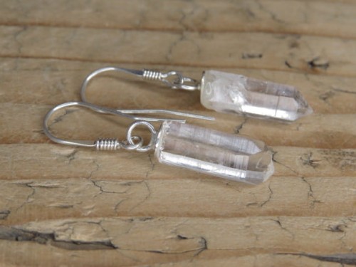 kryształ górski Polska Jegłowa * kolczyki