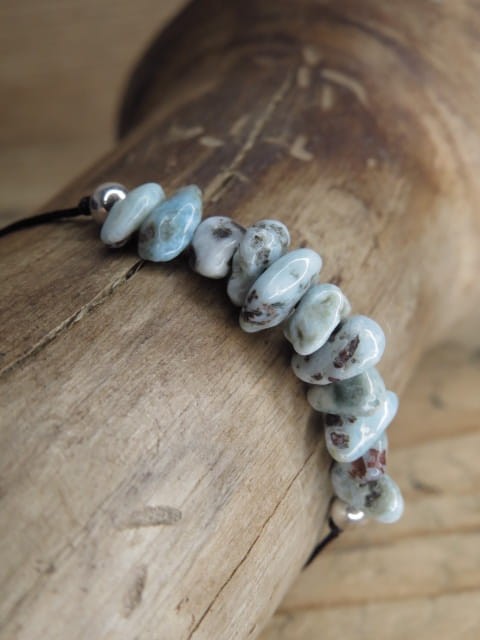 larimar * bransoletka minimalistyczna