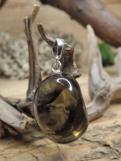 kwarc dymny wisiorek