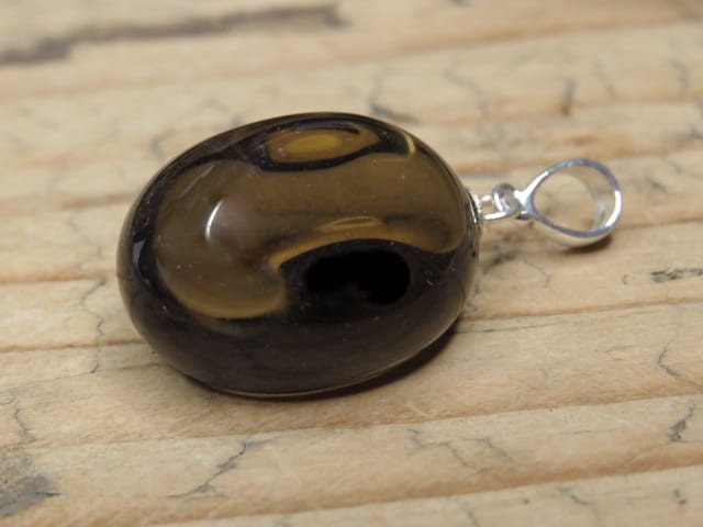 kwarc dymny wisiorek