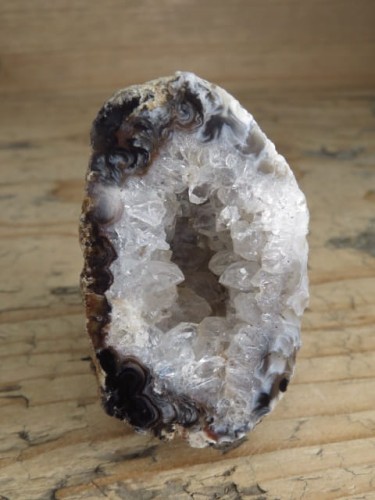 agat z geodą Brazylia