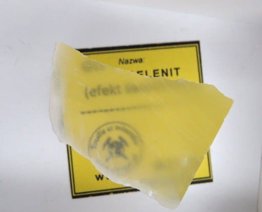 selenit - kamień telewizyjny - kamień nawigacji * Maroko