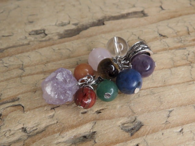 Siedem Czakr * wisiorekGrapes ametyst * 7 czakr * biżuteria czakralna