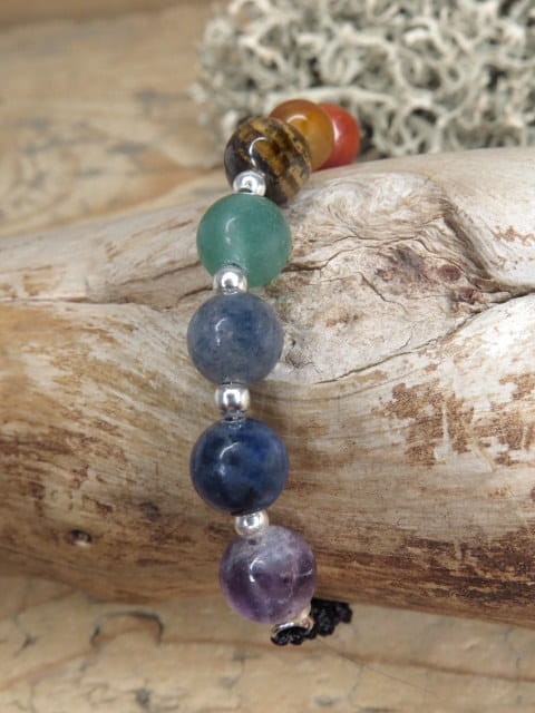 bransoletka Siedem Czakr makrama * 7 czakr * biżuteria czakralna