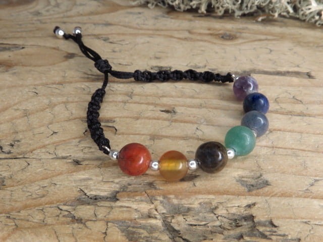 bransoletka Siedem Czakr makrama * 7 czakr * biżuteria czakralna