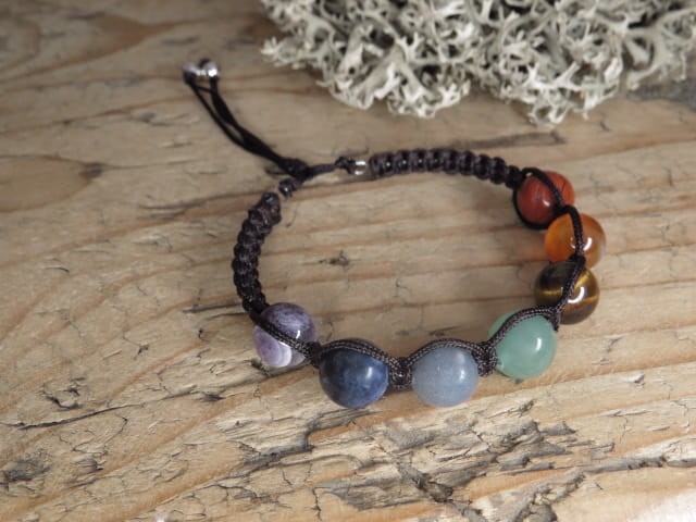 bransoletka makrama Siedem Czakr * 7 czakr * biżuteria czakralna