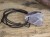 ametyst * amulet na rzemieniu