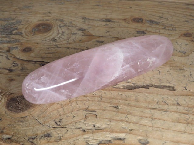 różdżka - kamień do masażu * kwarc różowy