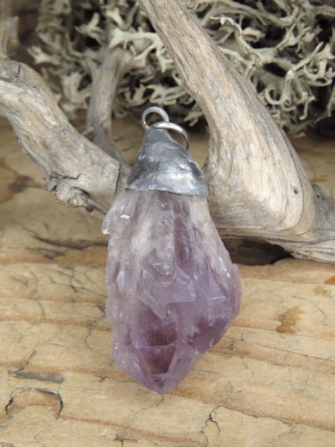 ametyst  kryształ * wisior