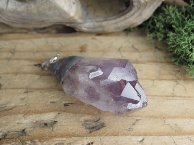 ametyst  kryształ * wisior