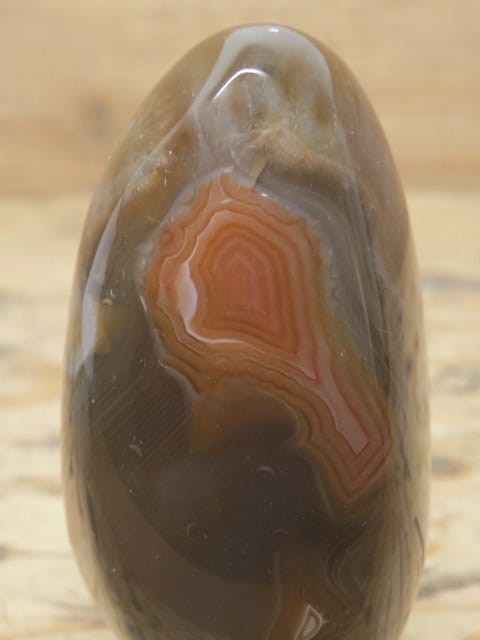 Agat - kamień do masażu. Ręcznie wykonane mydełko do masażu. Kamień polerowany.