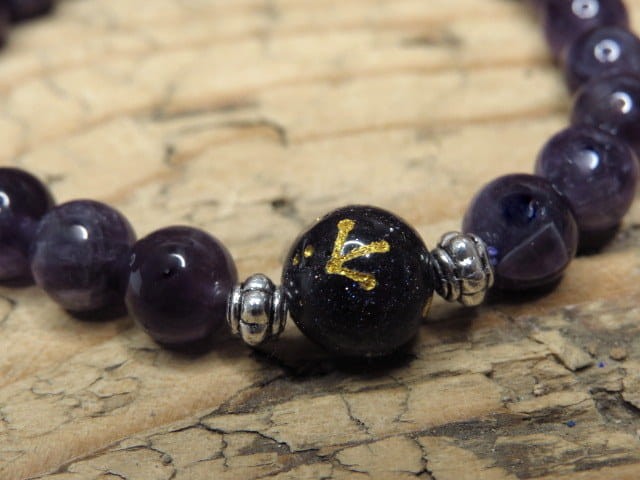 Bransoletka zodiakalna Strzelec – ametyst