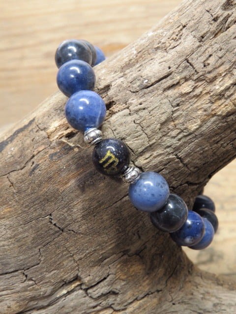 Bransoletka zodiakalna Panna – sodalit