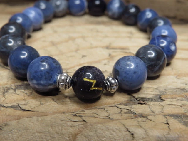 Bransoletka zodiakalna Panna – sodalit