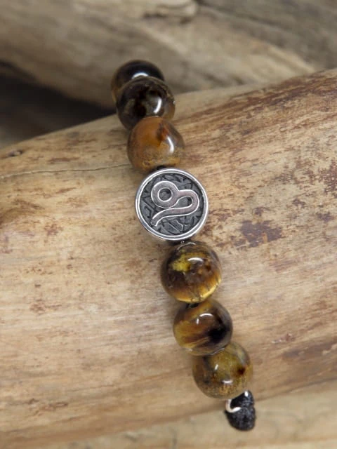 Bransoletka zodiakalna Lew – tygrysie oko