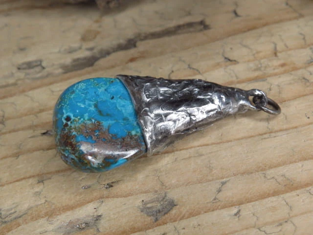 chryzokola - wisior artysty